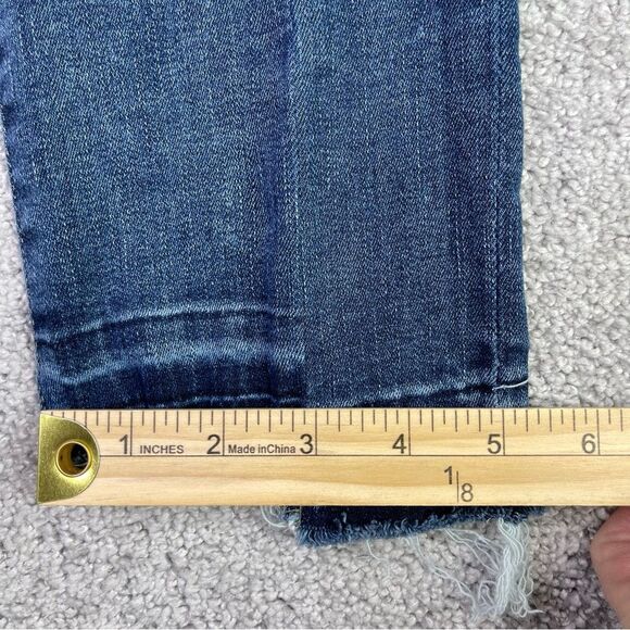 DL1961 Mara Jeans Women's 24 Blue Straight Ankle Mid-Rise Dark Denim Instasculpt - Picture 13 of 14